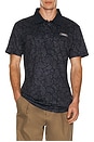 view 1 of 5 Baldwin Performance Polo in Stitch Paisley Ink & Dune