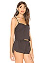 view 2 of 4 Cotton Cami in Dark Charcoal