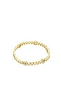view 2 of 2 The Happy Face Mixer Bracelet in Gold