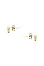 view 2 of 2 Happy Face Stud Earrings in Gold