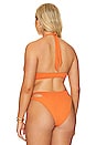 view 6 of 8 Ibiza Wrap Bikini Top in Burnt Orange