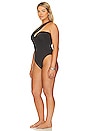 view 6 of 8 Antibes One Shoulder One Piece in Black