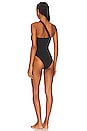 view 7 of 8 Antibes One Shoulder One Piece in Black