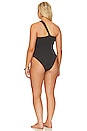 view 8 of 8 Antibes One Shoulder One Piece in Black