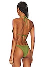 view 5 of 8 Capri Basic Bikini Top in Green