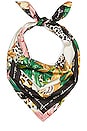 view 3 of 3 Silky Bandana Scarf in Animal Floral