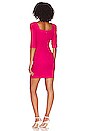 view 3 of 3 Sculptural Mini Dress in Pink Yarrow