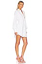 view 2 of 3 Full Sleeve Shirt Dress in White