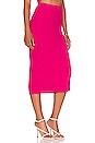 view 2 of 4 Side Button Rib Skirt in Pink Yarrow
