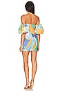 view 3 of 3 Sirene Mini Dress in Capri Print Orange