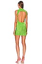 view 4 of 4 Soiree Gisele Mini Dress in Neon Lime