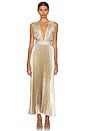 view 1 of 4 Moderniste Gown in Gold Shimmer