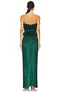 view 3 of 5 Masquerade Gown in Pine Shimmer