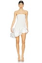view 1 of 5 Volant Mini Dress in Bridal Ivory