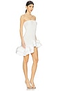view 2 of 5 Volant Mini Dress in Bridal Ivory