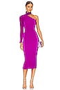 view 1 of 4 Soiree 90's Sleeved Gown in Grape