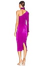 view 4 of 4 Soiree 90's Sleeved Gown in Grape