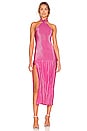 view 1 of 3 Soire Klum Midi Dress in Hot Pink