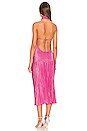 view 3 of 3 Soire Klum Midi Dress in Hot Pink