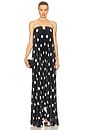 view 1 of 5 Black Tie Gown in Polka Noir