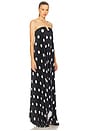 view 2 of 5 Black Tie Gown in Polka Noir