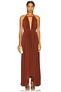 view 1 of 3 Boheme Gown in Terracotta