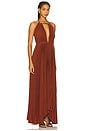 view 2 of 3 Boheme Gown in Terracotta