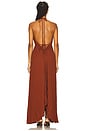 view 3 of 3 Boheme Gown in Terracotta
