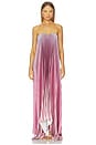 view 2 of 5 Black Tie Gown in Mauve Ombre