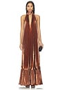 view 2 of 5 Libertie Gown in Bronze Glitter