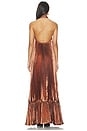 view 4 of 5 Libertie Gown in Bronze Glitter