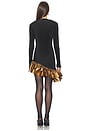 view 3 of 4 The Met Mini Dress in Gold Glitter