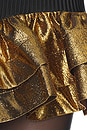 view 4 of 4 The Met Mini Dress in Gold Glitter