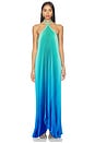 view 1 of 4 Deesse Gown in Azura Ombre