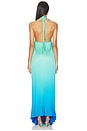view 3 of 4 Deesse Gown in Azura Ombre