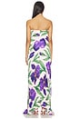 view 3 of 4 Bisous Strapless Gown in Iris Garden