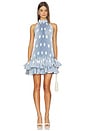 view 1 of 4 Soleil Mini Dress in Baltic Polka