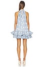 view 3 of 4 Soleil Mini Dress in Baltic Polka