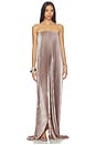 view 1 of 4 BISOUS STRAPLESS 원피스 in Suede Shimmer