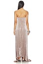 view 3 of 4 BISOUS STRAPLESS 원피스 in Suede Shimmer
