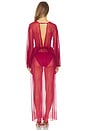 view 3 of 4 Capri Robe in Rouge Moonlight
