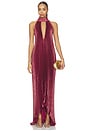 view 1 of 4 Opera Gown in Wine Shimmer