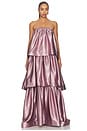 view 1 of 3 Valentina Gown in Rosewood
