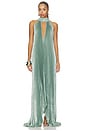 view 1 of 4 Opera Gown in Evergreen Shimmer