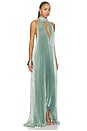 view 2 of 4 Opera Gown in Evergreen Shimmer