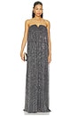 view 2 of 4 Aphrodite Gown in Gunmetal Moonlight