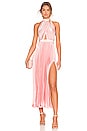 view 1 of 3 Renaissance Split Midi Dress in Light Pink