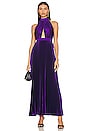 view 1 of 3 Renaissance Full Length Gown in Deep Purple