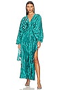 view 1 of 3 VESTIDO LARGO DE LUXE in Teal