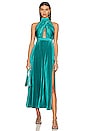 view 1 of 3 Renaissance Split Gown in Teal